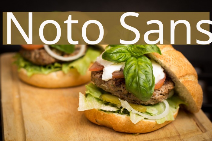 Noto Sans Font examples