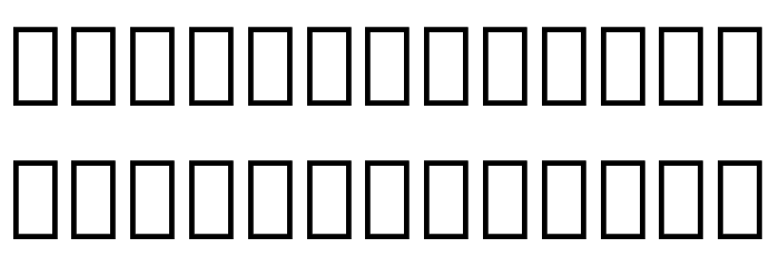 Noto Serif Armenian Condensed ExtraBold Font LOWERCASE