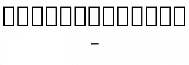 Noto Serif Armenian Condensed Thin Font OTHER CHARS