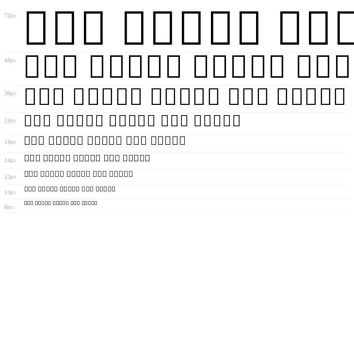 Noto Serif Armenian ExtraBold Waterfall