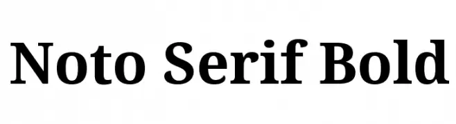 Noto Serif Bold  नि: शुल्क फ़ॉन्ट्स डाउनलोड