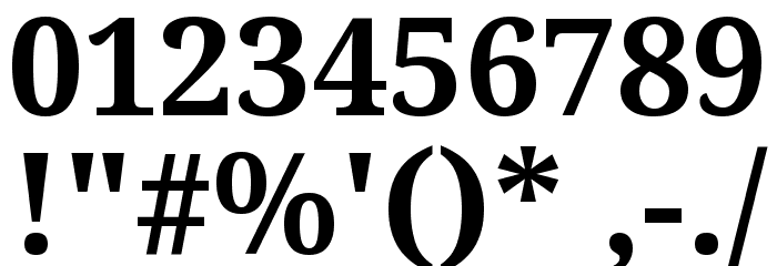 Noto Serif Devanagari Bold Font OTHER CHARS