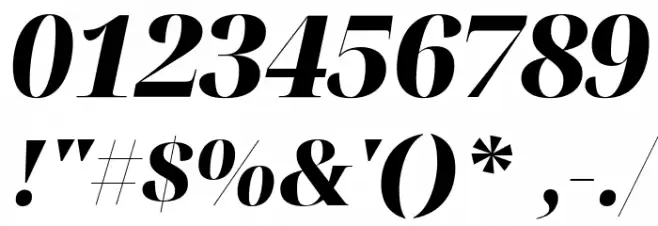 Noto Serif Display Black Italic Font OTHER CHARS