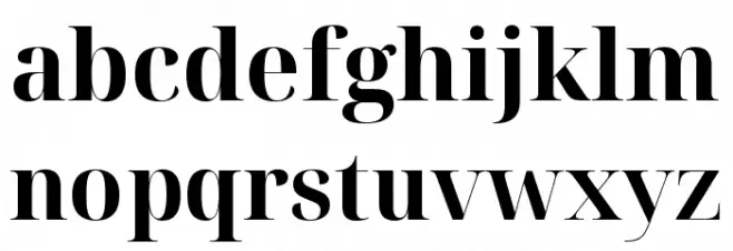 Noto Serif Display Bold फ़ॉन्ट लोअरकेस
