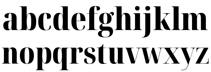 Noto Serif Display Condensed ExtraBold Font LOWERCASE
