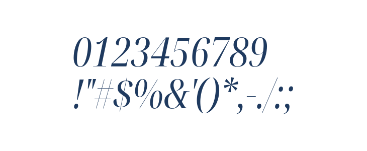 Noto Serif Display Condensed Italic Other Characters