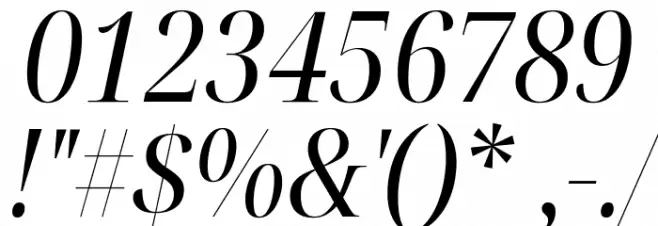 Noto Serif Display Condensed Italic Font OTHER CHARS