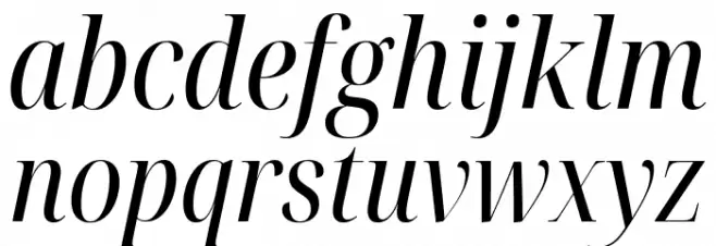 Noto Serif Display Condensed Italic Fuentes MINÚSCULAS