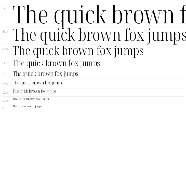 Noto Serif Display Condensed Light Waterfall