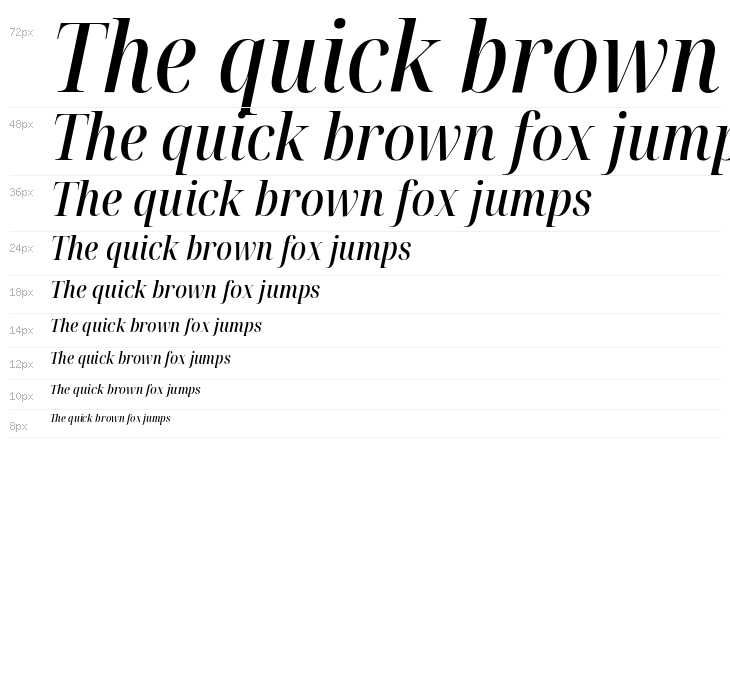 Noto Serif Display Condensed Medium Italic Waterfall