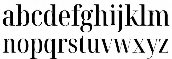 Noto Serif Display Condensed Medium फ़ॉन्ट लोअरकेस