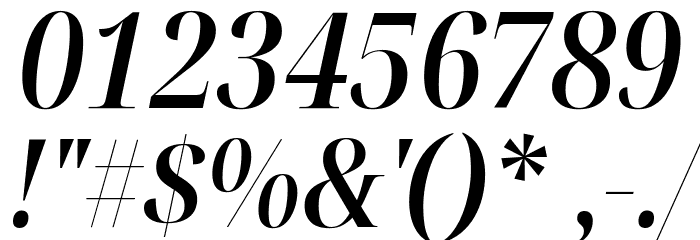 Noto Serif Display Condensed SemiBold Italic Font OTHER CHARS