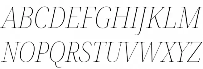 Noto Serif Display Condensed Thin Italic Шрифта ВЕРХНИЙ