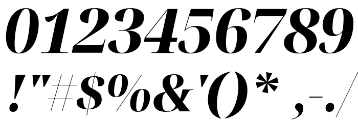Noto Serif Display ExtraBold Italic Font OTHER CHARS
