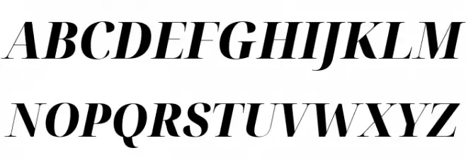 Noto Serif Display ExtraBold Italic Schriftart Groß