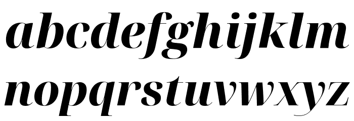 Noto Serif Display ExtraBold Italic Font LOWERCASE