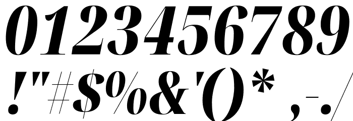 Noto Serif Display ExtraCondensed Black Italic Font OTHER CHARS