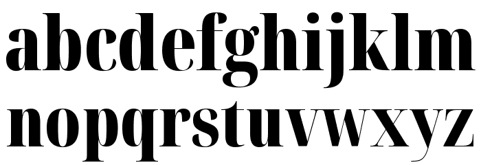 Noto Serif Display ExtraCondensed Black Font LOWERCASE