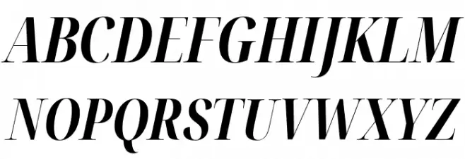 Noto Serif Display ExtraCondensed Bold Italic Schriftart Groß