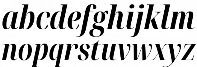 Noto Serif Display ExtraCondensed Bold Italic 字体 小写