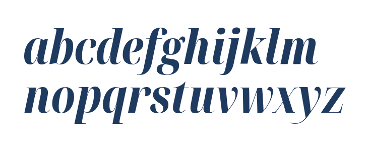 Noto Serif Display ExtraCondensed ExtraBold Italic Lowercase