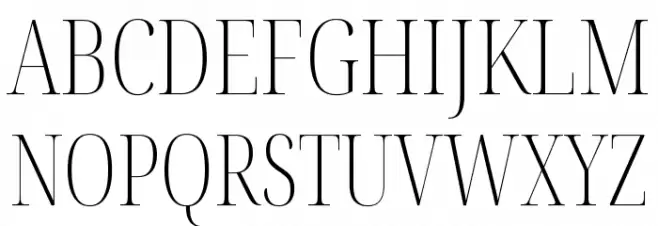 Noto Serif Display ExtraCondensed ExtraLight Шрифта ВЕРХНИЙ