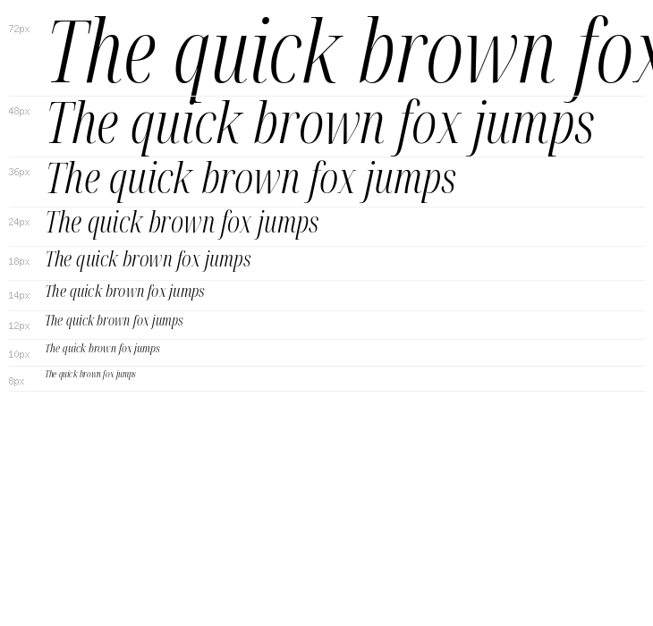 Noto Serif Display ExtraCondensed Light Italic Waterfall