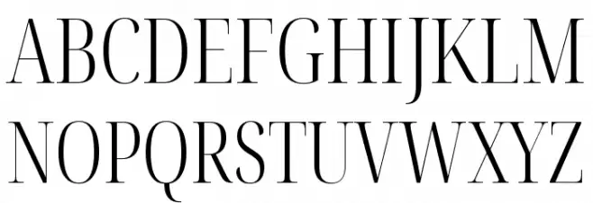 Noto Serif Display ExtraCondensed Light Fonte MAIÚSCULAS