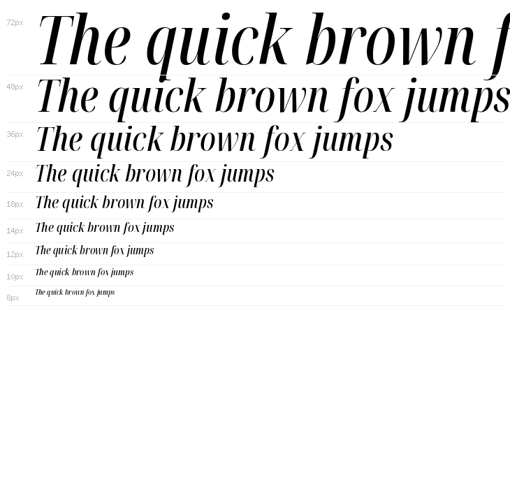 Noto Serif Display ExtraCondensed Medium Italic Waterfall