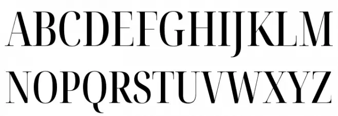 Noto Serif Display ExtraCondensed Medium Fuentes MAYÚSCULAS