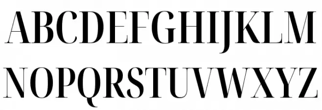 Noto Serif Display ExtraCondensed SemiBold Fuentes MAYÚSCULAS