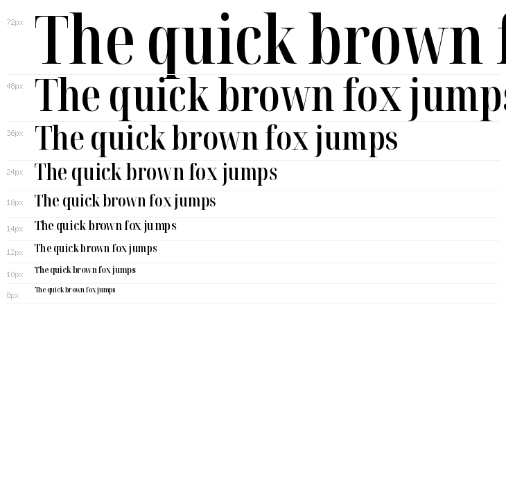 Noto Serif Display ExtraCondensed SemiBold Waterfall