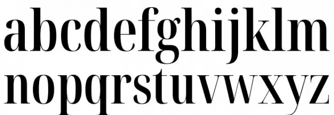 Noto Serif Display ExtraCondensed SemiBold Polices MINUSCULES