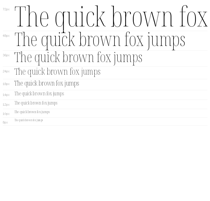 Noto Serif Display ExtraCondensed Thin Waterfall