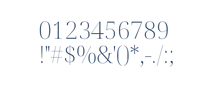 Noto Serif Display ExtraLight Other Characters