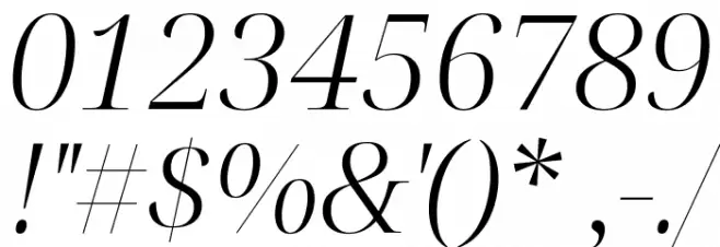 Noto Serif Display Light Italic Font OTHER CHARS