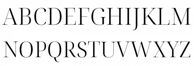 Noto Serif Display Light Polices MAJUSCULES
