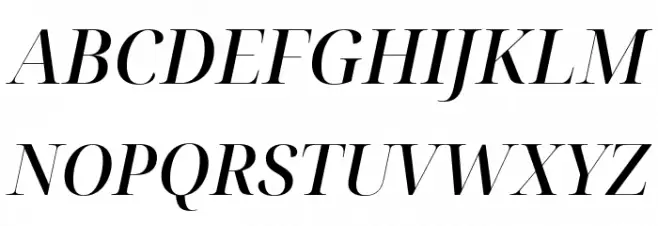 Noto Serif Display Medium Italic Polices MAJUSCULES
