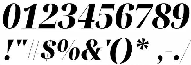 Noto Serif Display SemiCondensed Black Italic Font OTHER CHARS