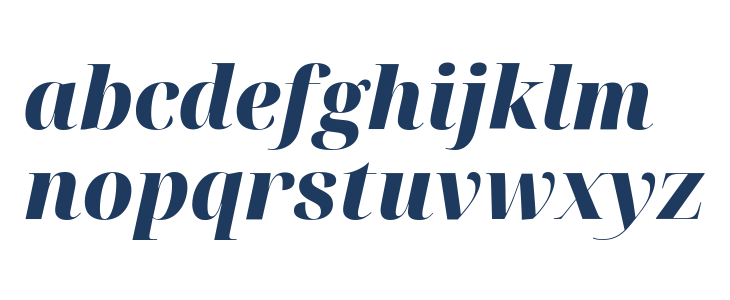 Noto Serif Display SemiCondensed Black Italic Lowercase