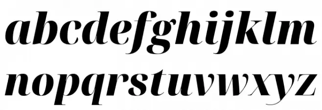 Noto Serif Display SemiCondensed Black Italic फ़ॉन्ट लोअरकेस