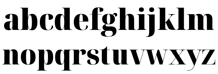 Noto Serif Display SemiCondensed Black Font LOWERCASE