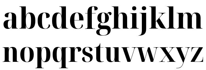 Noto Serif Display SemiCondensed Bold Font LOWERCASE