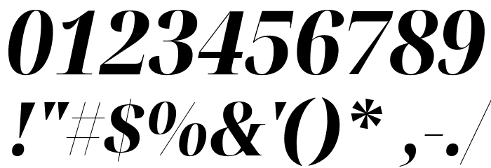 Noto Serif Display SemiCondensed ExtraBold Italic Font OTHER CHARS