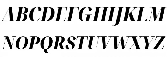 Noto Serif Display SemiCondensed ExtraBold Italic Schriftart Groß