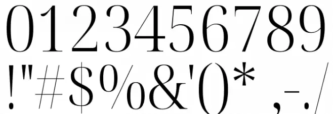 Noto Serif Display SemiCondensed Light Font OTHER CHARS