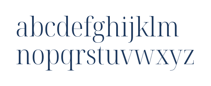 Noto Serif Display SemiCondensed Light Lowercase
