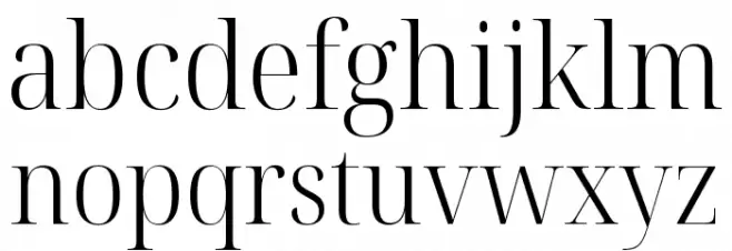Noto Serif Display SemiCondensed Light フォント 小文字