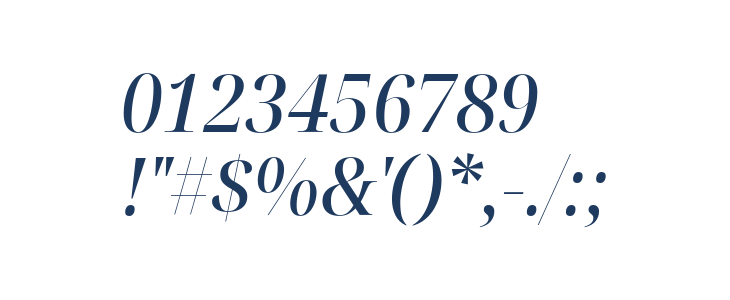 Noto Serif Display SemiCondensed Medium Italic Other Characters