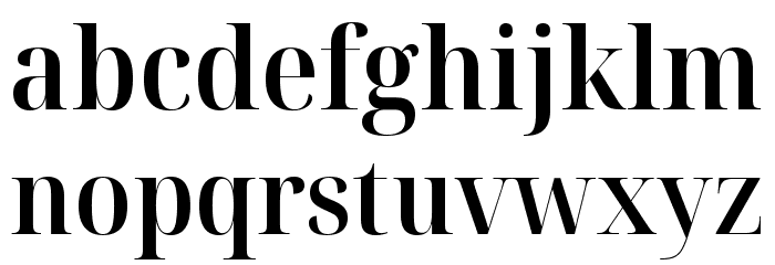 Noto Serif Display SemiCondensed SemiBold Font LOWERCASE